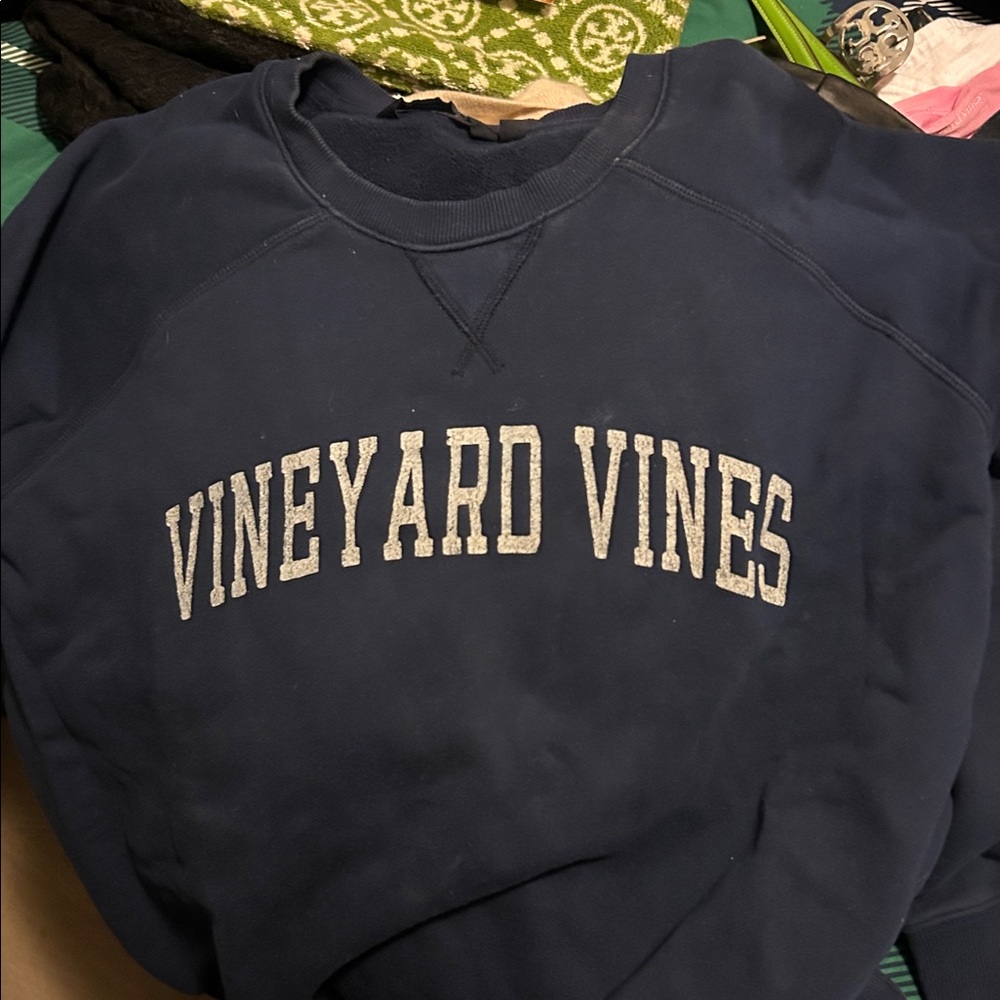 Vineyard Vines Classic Blue Crewneck - Picture 9 of 9